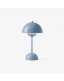 &amp;Tradition Flowerpot VP9 Oplaadbare Tafellamp Lichtblauw