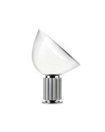 Flos Taccia LED Table Lamp Silver 2700K