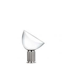 Flos Taccia Small LED Table Lamp Silver 2700K