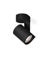 Wever & Ducré Sqube On Base 1.0 LED Surface-mounted Spot Black 2700K Dimmable