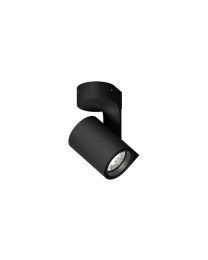Wever & Ducré Sqube On Base 2.0 LED Surface-mounted Spot Black 2700K Dimmable