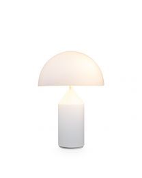 Oluce Atollo 237 Medium Table Lamp Glass Dimmable