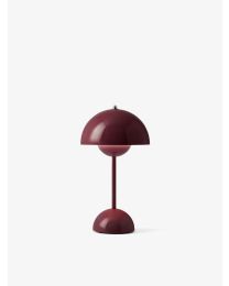 &Tradition Flowerpot VP9 Rechargeable Table Lamp Dark Plum