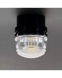 Oluce Fresnel Wall Lamp Black -E14-