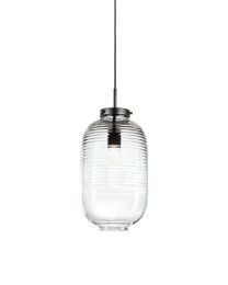 Bomma Lantern Hanglamp Transparant Zwart