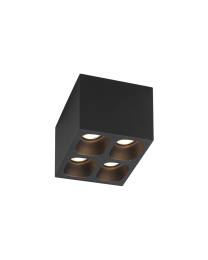 Wever & Ducré Pirro Spot 4.1 Ceiling Lamp Black 2700K (surface-mounted)